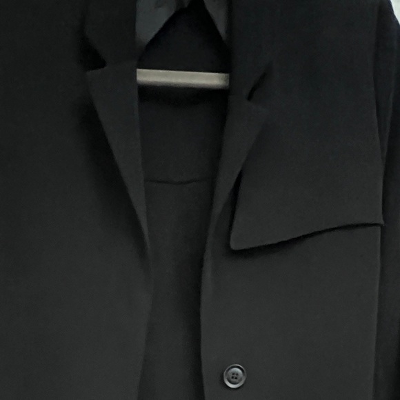 & Other Stories Black Long Suit Coat - Picture 6 of 10